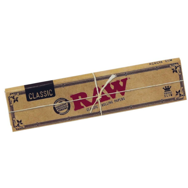 RAW Classic King Size Slim Papers, 32 Blatt